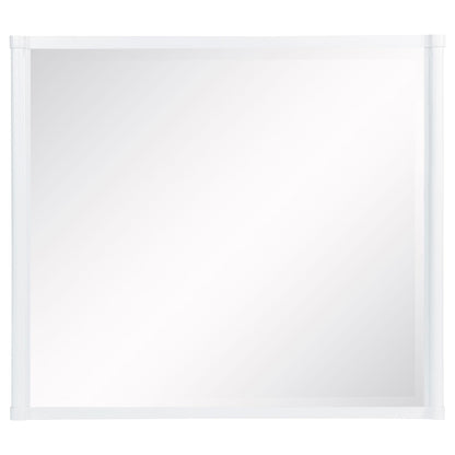 Gracemont Dresser Mirror in White - Coaster Furniture