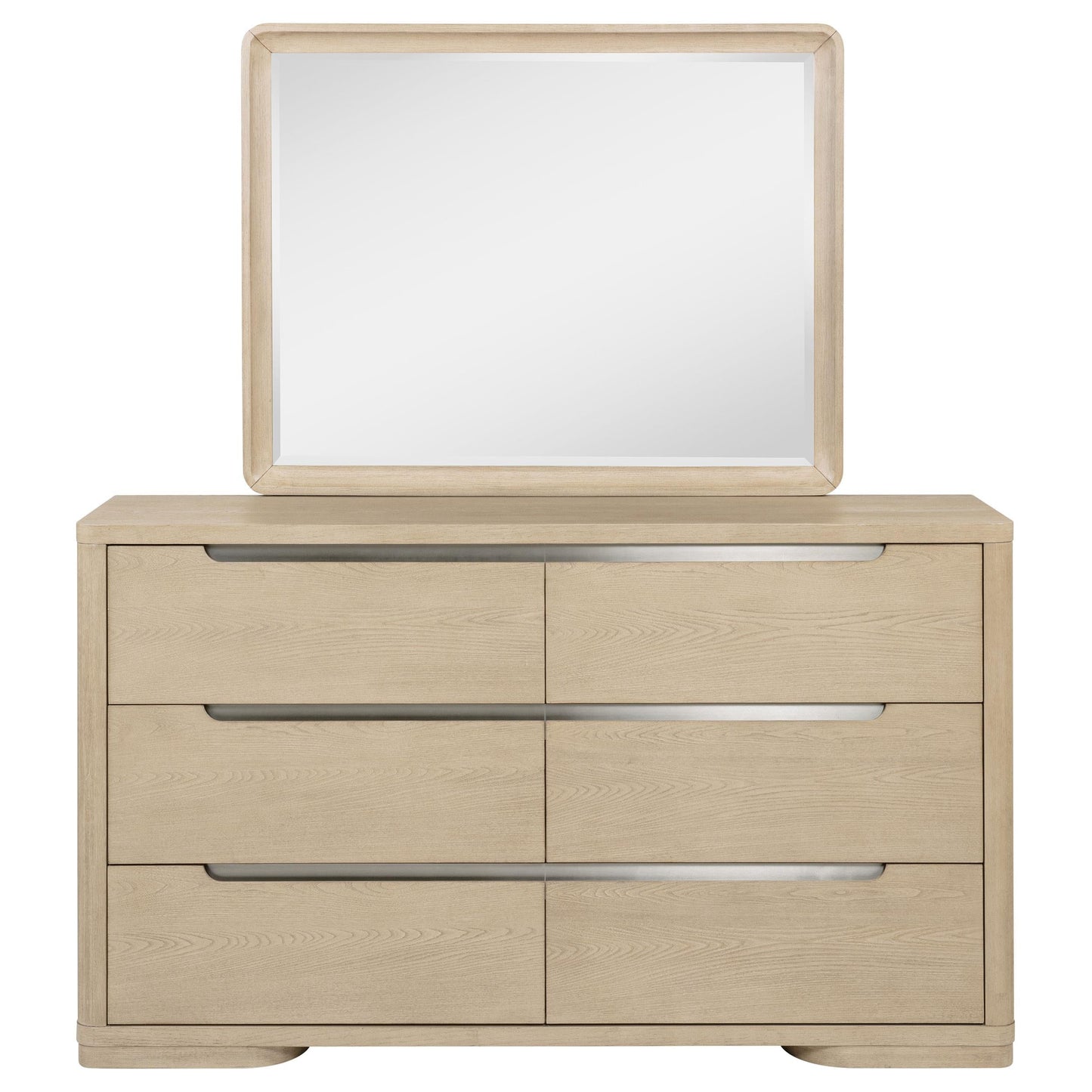 Ladera Dresser With Mirror in Light Elm
