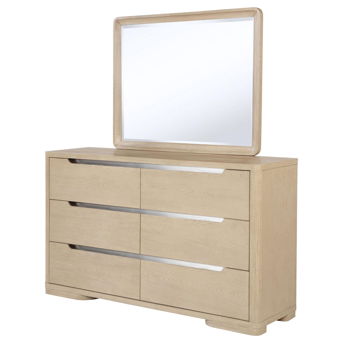 Ladera Dresser With Mirror in Light Elm