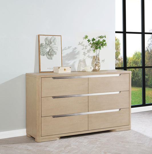 Ladera Dresser in Light Elm - Coaster Furniture
