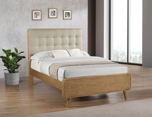 Robyn Full Bed - Light Ash