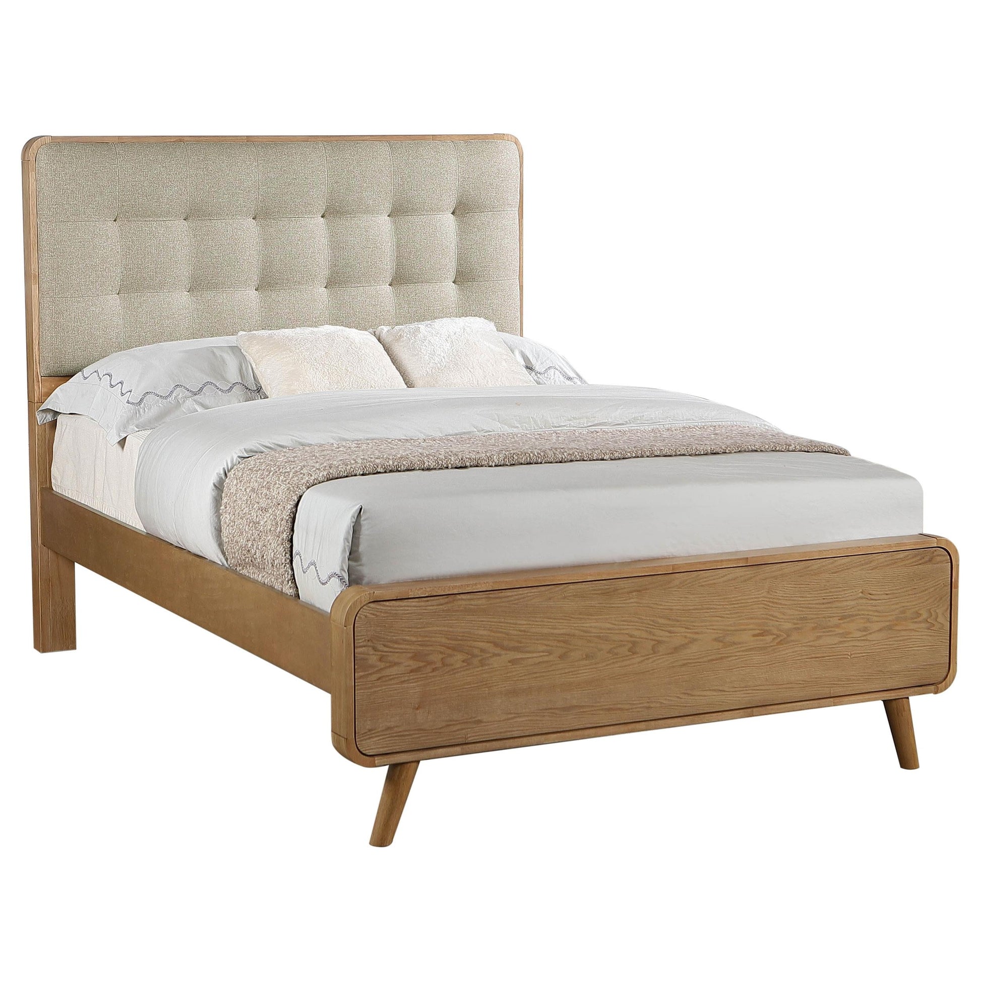 Robyn Full Bed - Light Ash