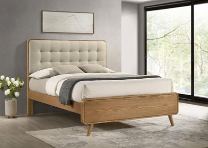 Robyn E King Bed - Light Ash