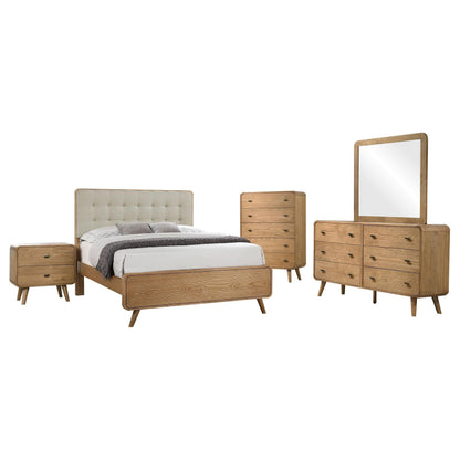 Robyn Bed 5-Piece Set in Light Ash