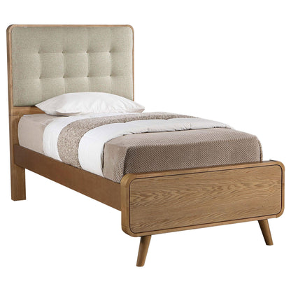 Robyn Twin Bed - Light Ash