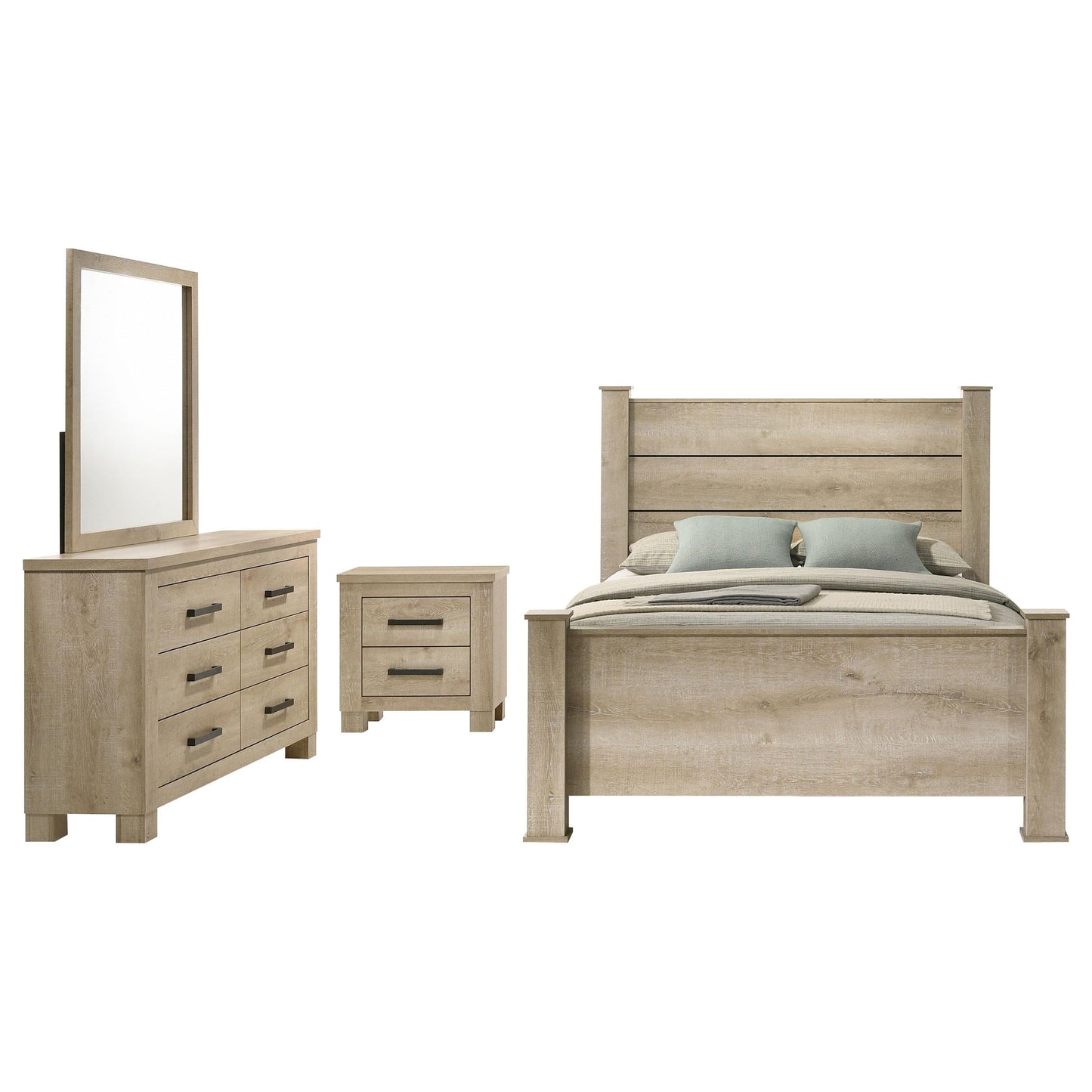 Oakglen 4-Piece Set in Weathered Oak