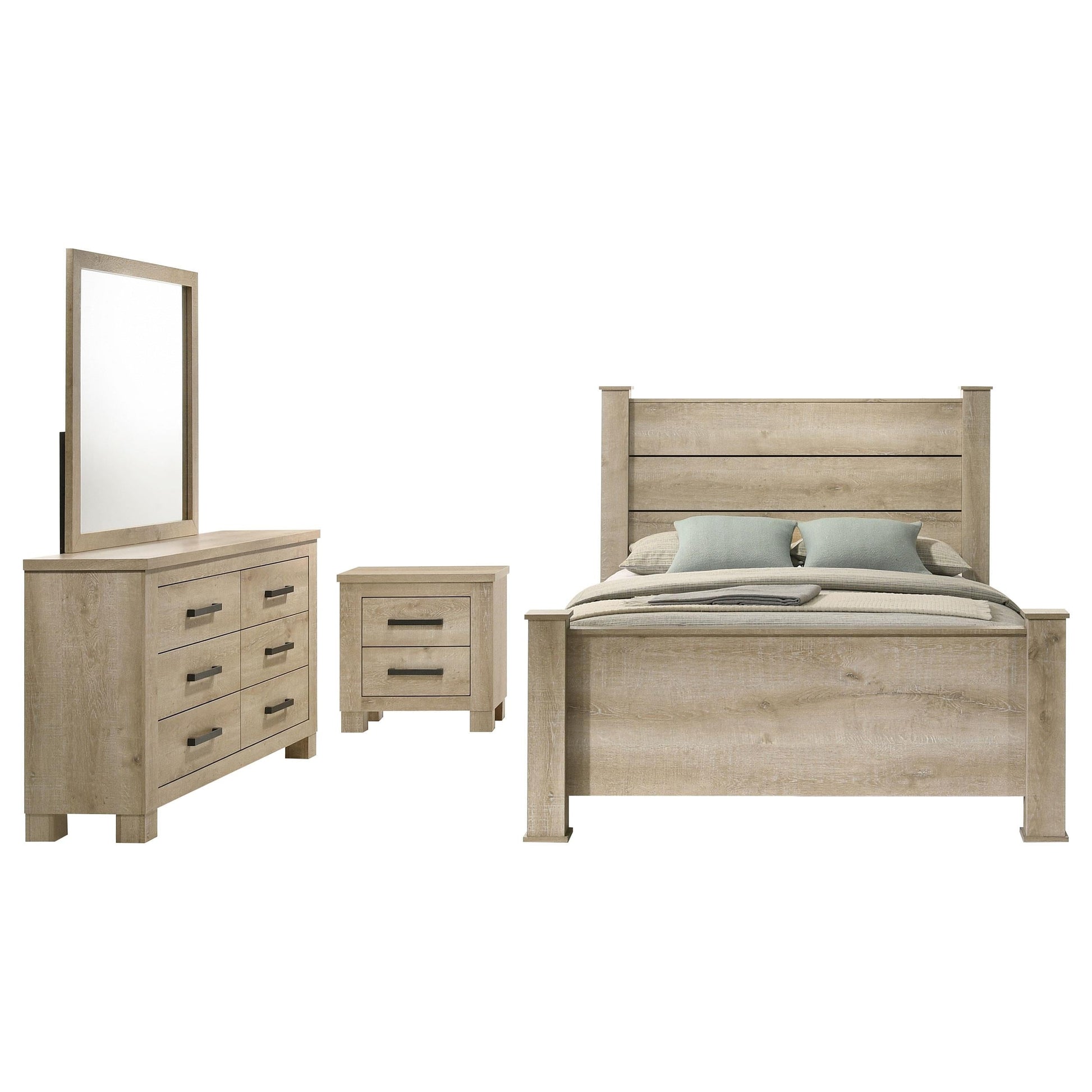 Oakglen 4-Piece Set in Weathered Oak