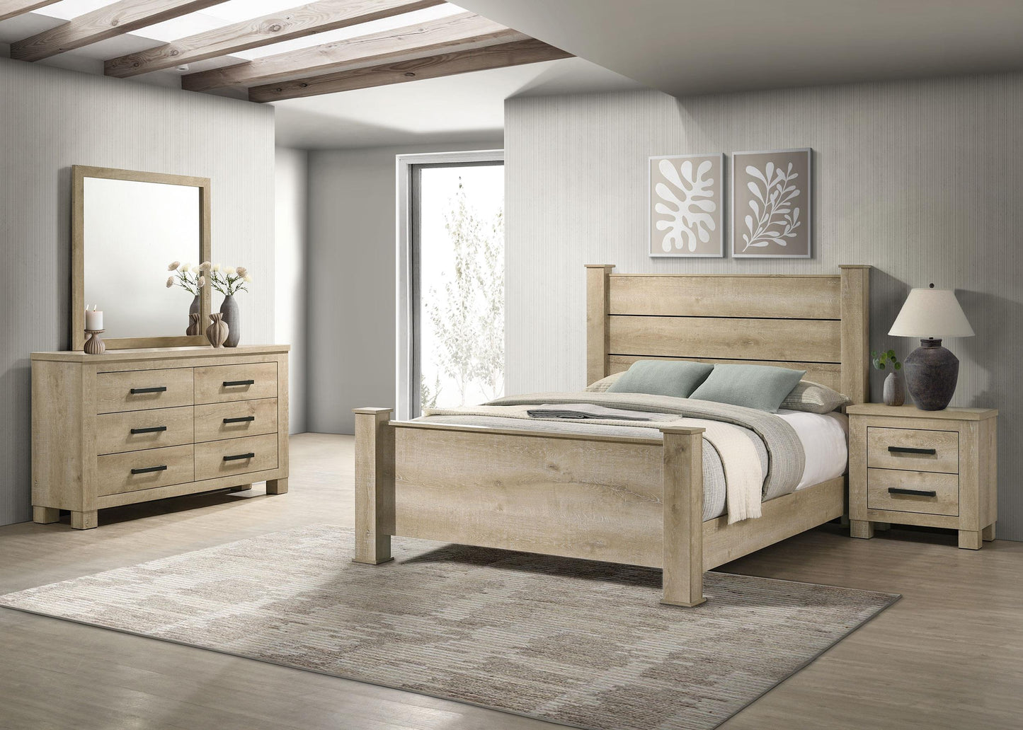 Oakglen 4-Piece Set in Weathered Oak