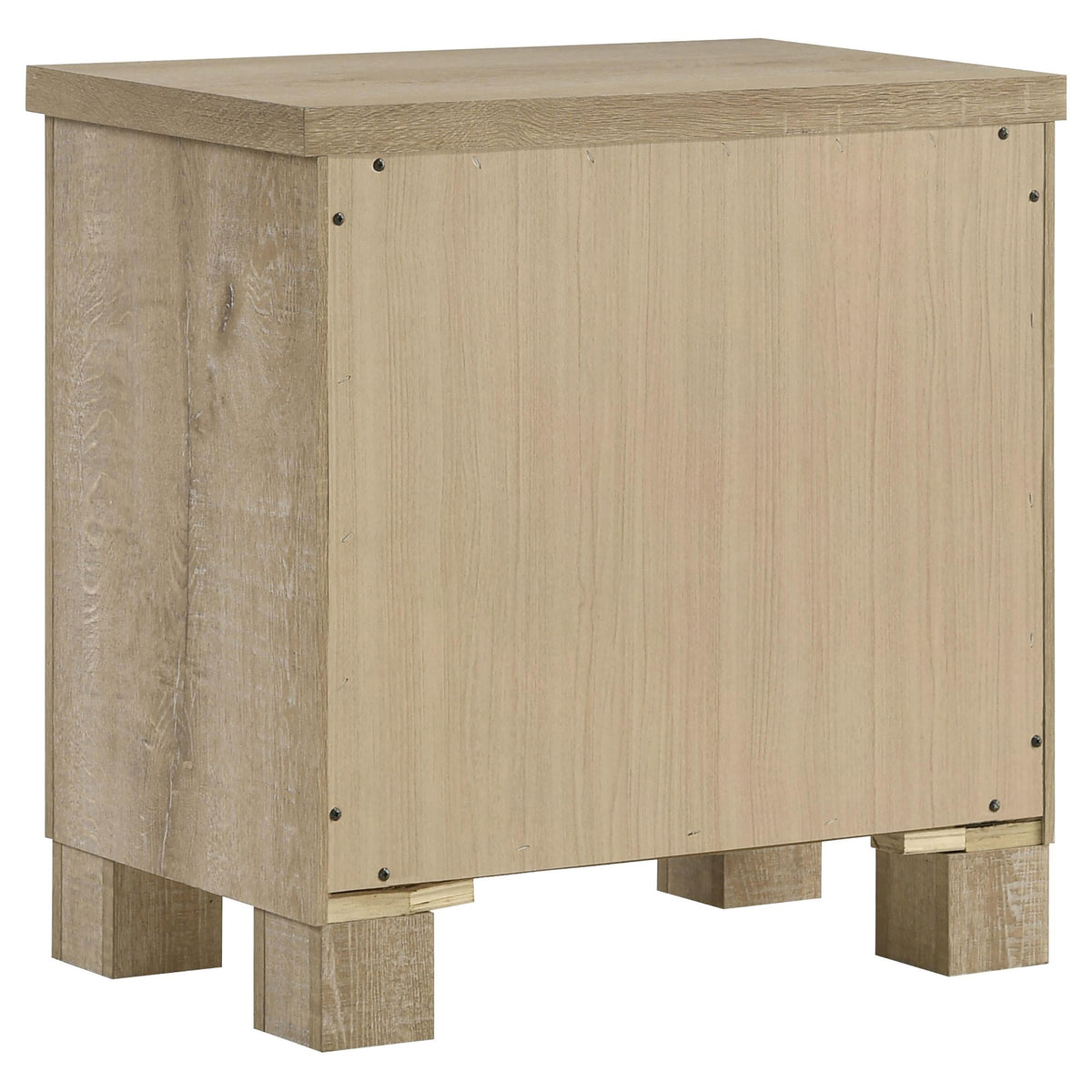 Oakglen Nightstand in Weathered Oak - Coaster Furniture