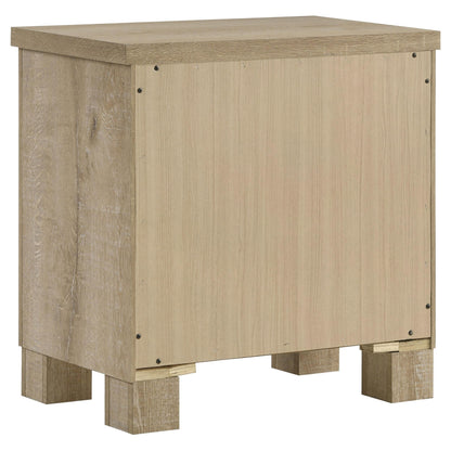 Oakglen Nightstand in Weathered Oak - Coaster Furniture