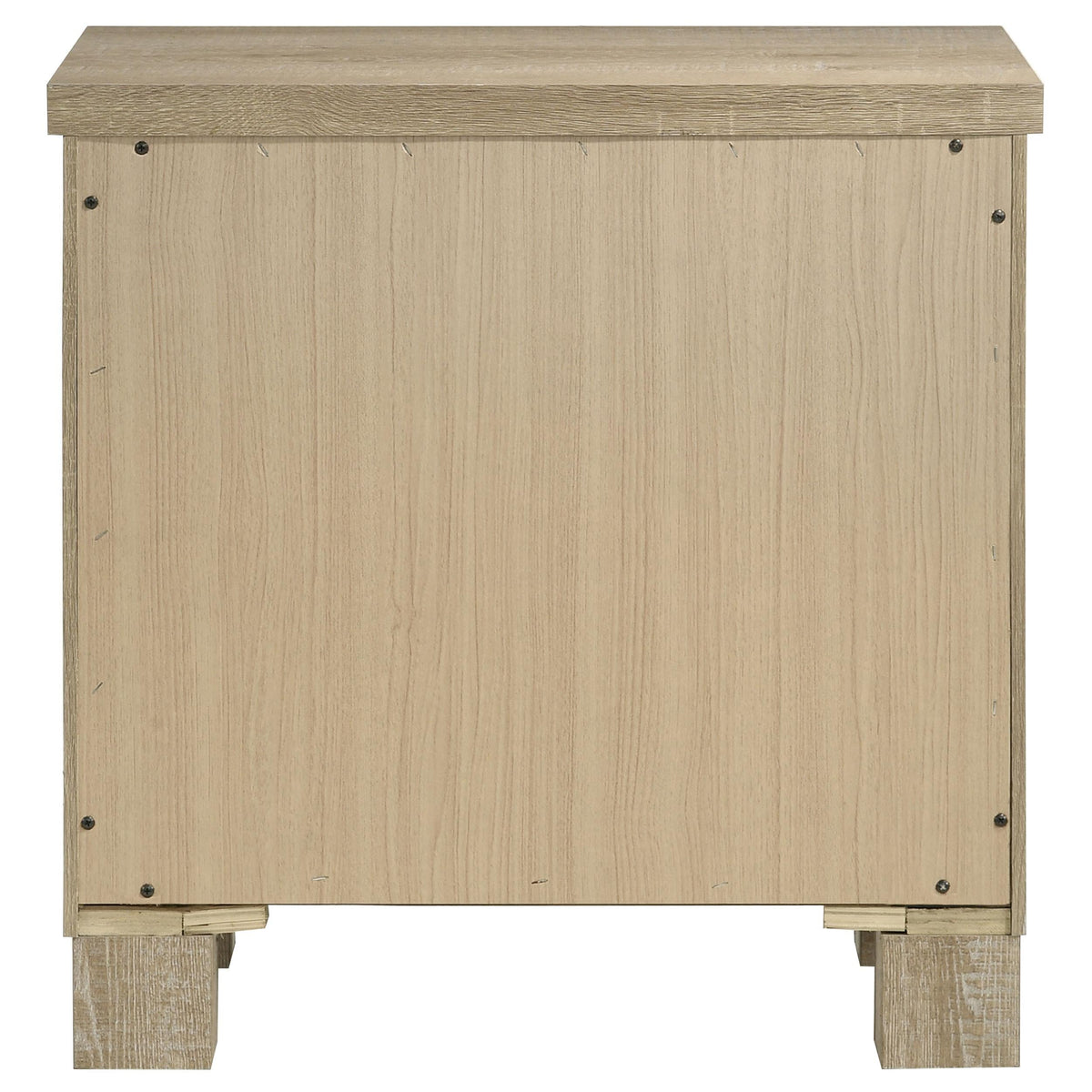 Oakglen Nightstand in Weathered Oak - Coaster Furniture