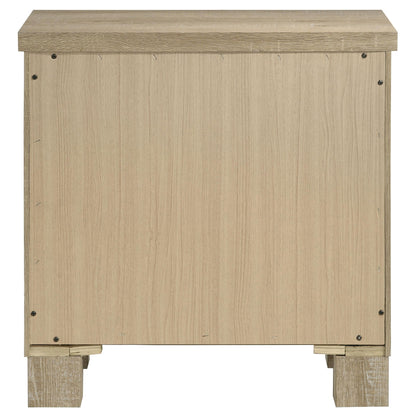 Oakglen Nightstand in Weathered Oak - Coaster Furniture