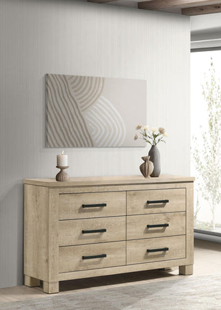 Oakglen Dresser in Weathered Oak - Coaster Furniture