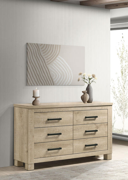 Oakglen Dresser in Weathered Oak - Coaster Furniture