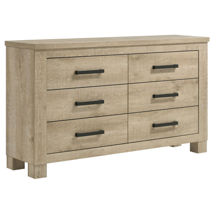 Oakglen Dresser in Weathered Oak - Coaster Furniture