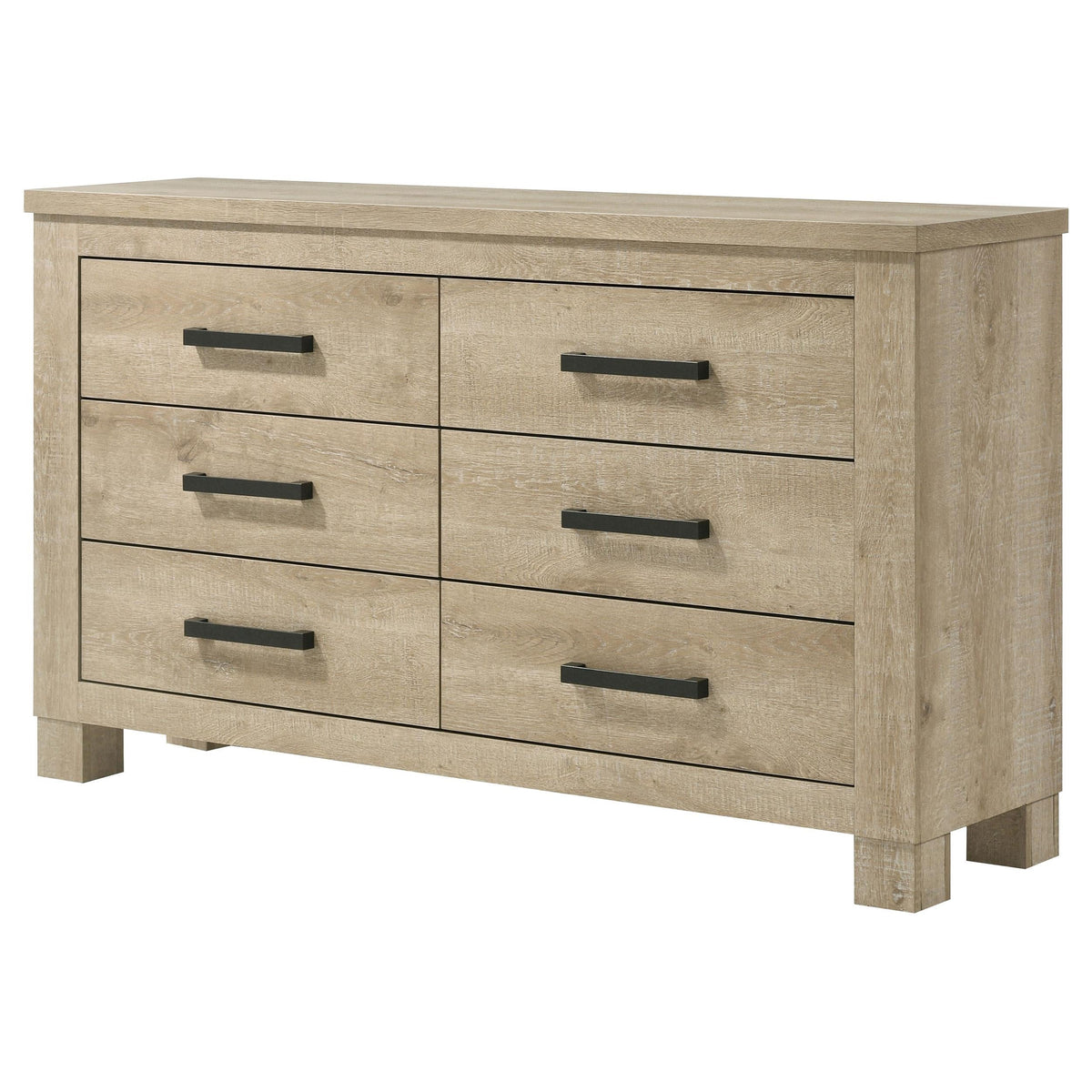Oakglen Dresser in Weathered Oak - Coaster Furniture