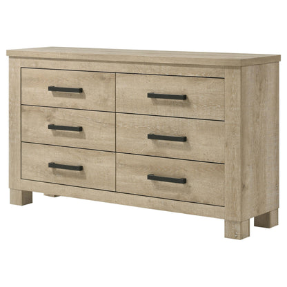 Oakglen Dresser in Weathered Oak - Coaster Furniture