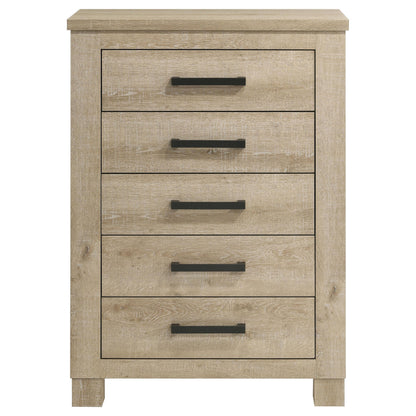 Oakglen Chest in Weathered Oak - Coaster Furniture