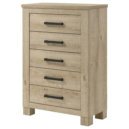 Oakglen Chest in Weathered Oak - Coaster Furniture