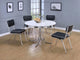 Retro Dining Set in White - Coaster Furniture