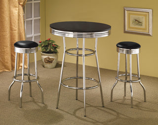 Retro 3-Piece Bar Set - Black