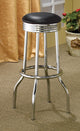 Retro Bar Stool in Black - Coaster Furniture
