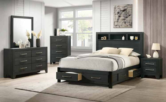 B020 79” Black Bedroom Set 63”