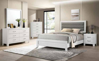B041 78” White Bedroom Set 63”