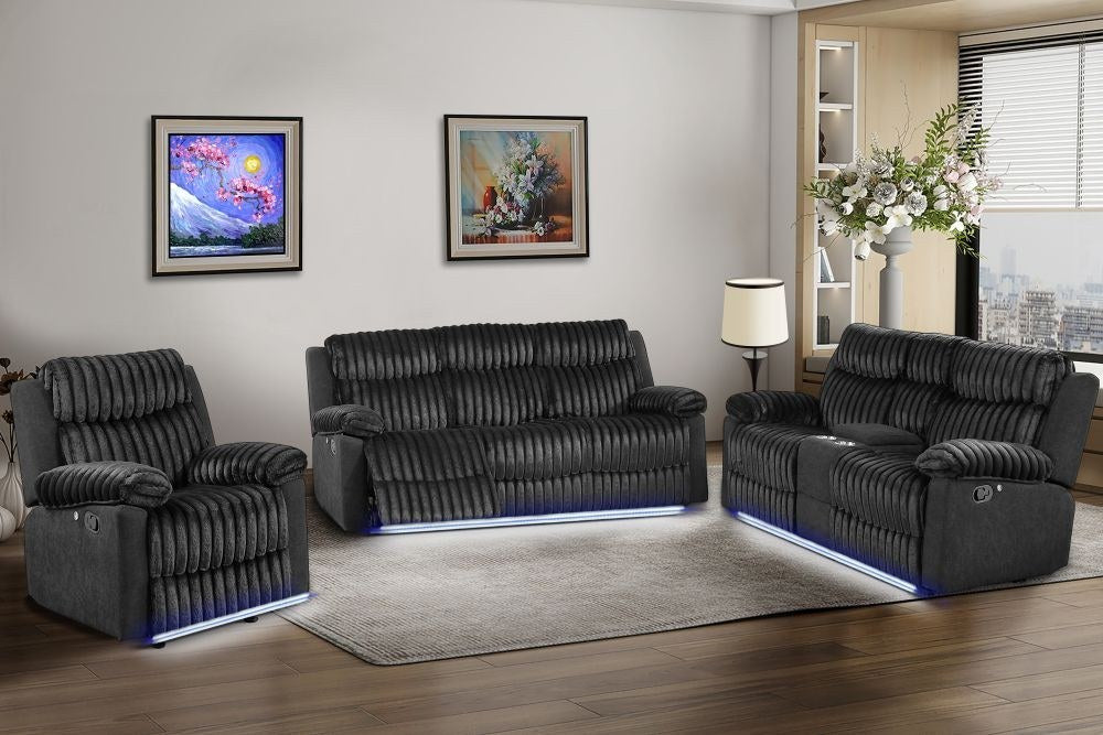 G00923A Black Reclining Set