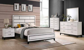 B211 80” White Bedroom Set 64”
