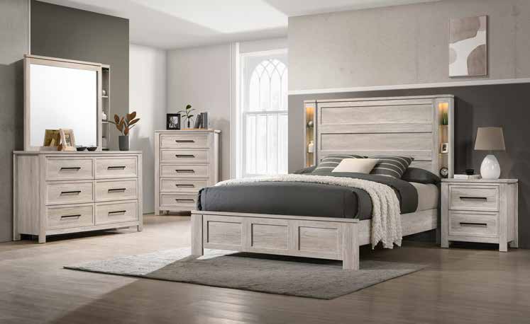 B235 82” Maple Bedroom Set