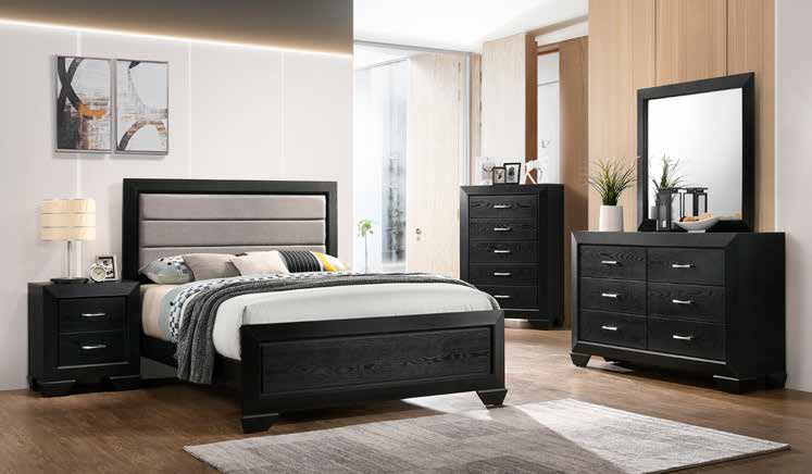 B269 79” Black Bedroom Set Queen 63”