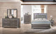 B384 80” Grey Bedroom Set 64”