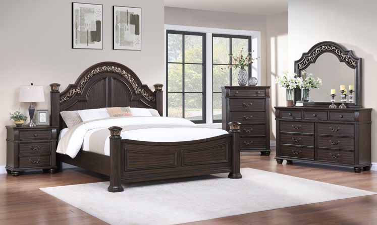 B472 83” Cherry Bedroom Set 67”