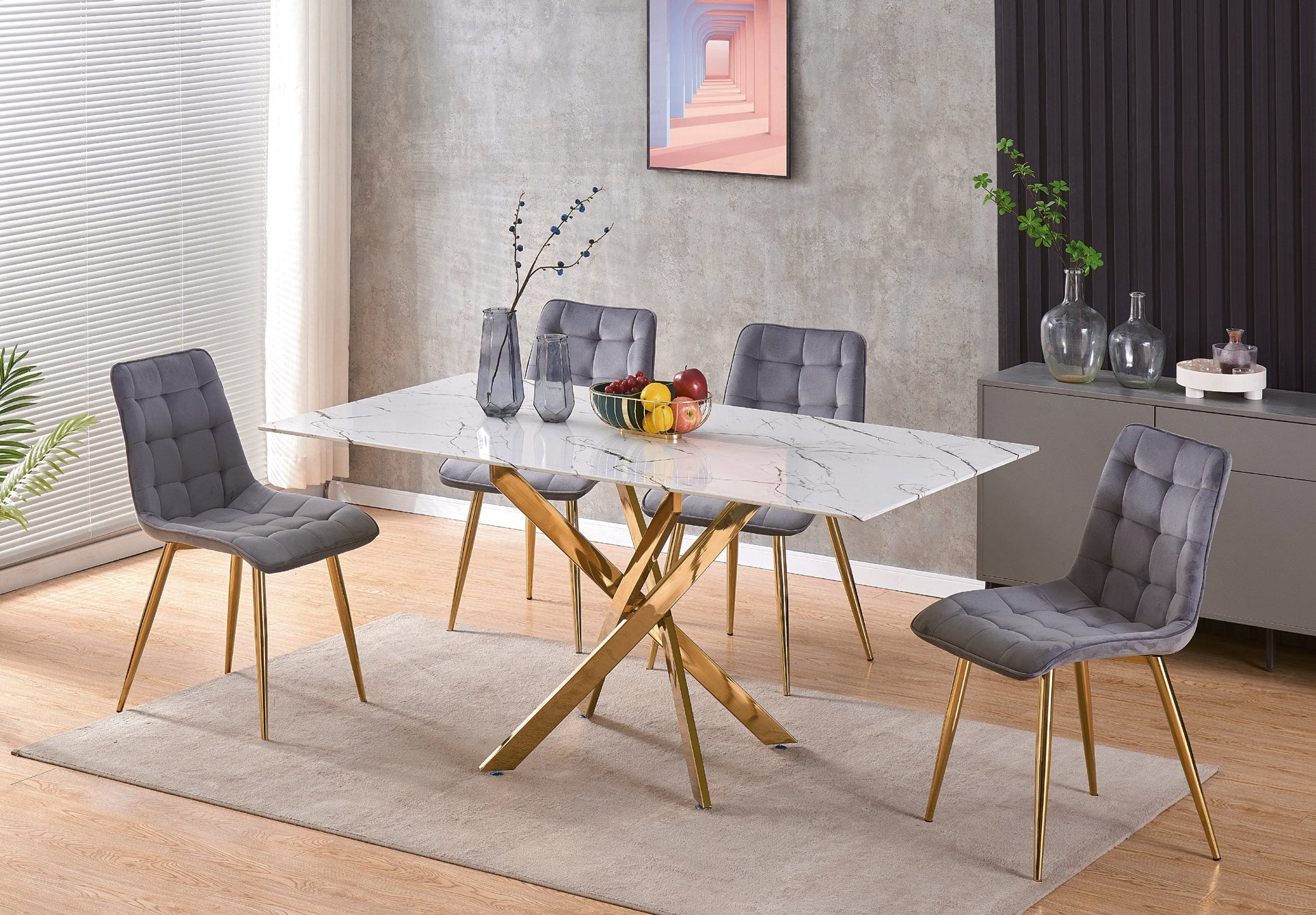 Stone Accent Table