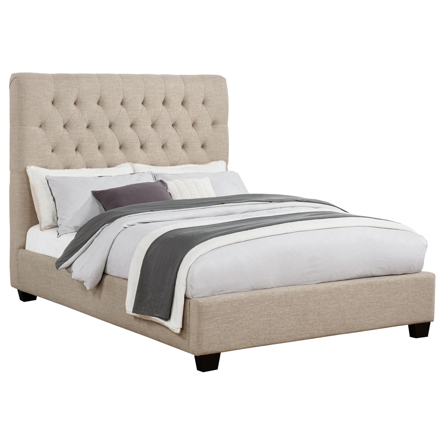 Chloe Bed in Oatmeal