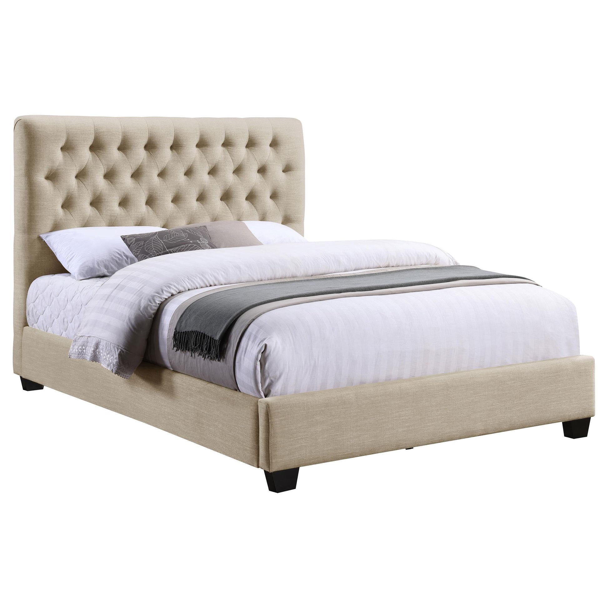 Chloe Bed in Oatmeal