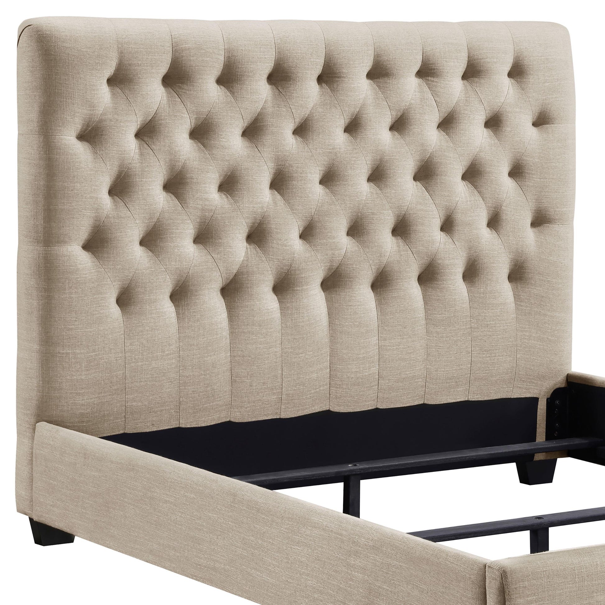 Chloe Bed in Oatmeal