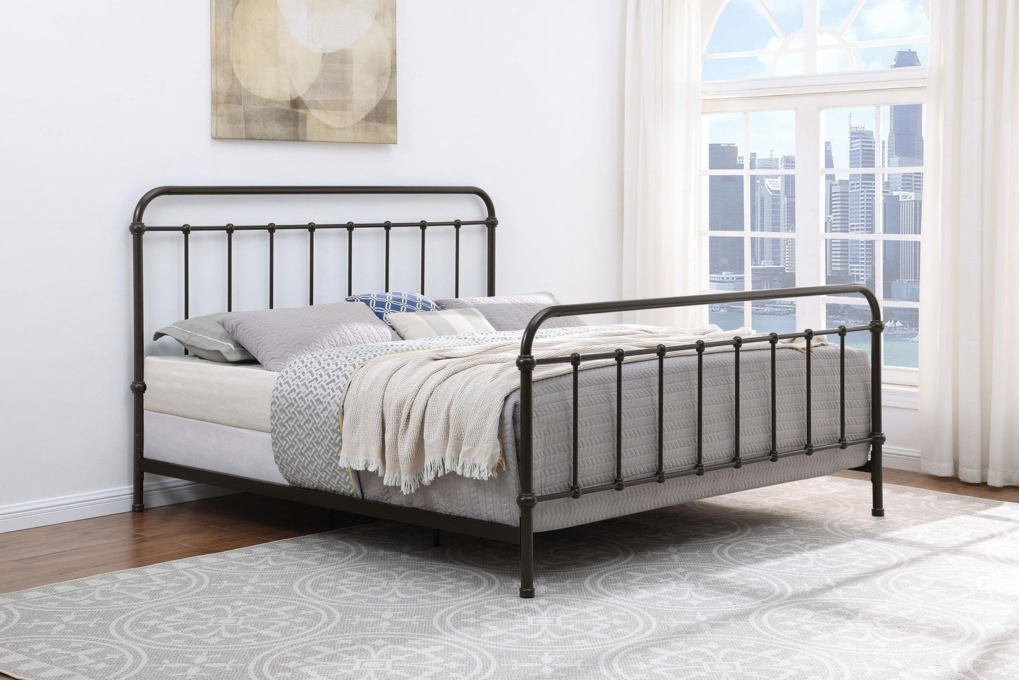 Livingston Bed in Dark Bronze