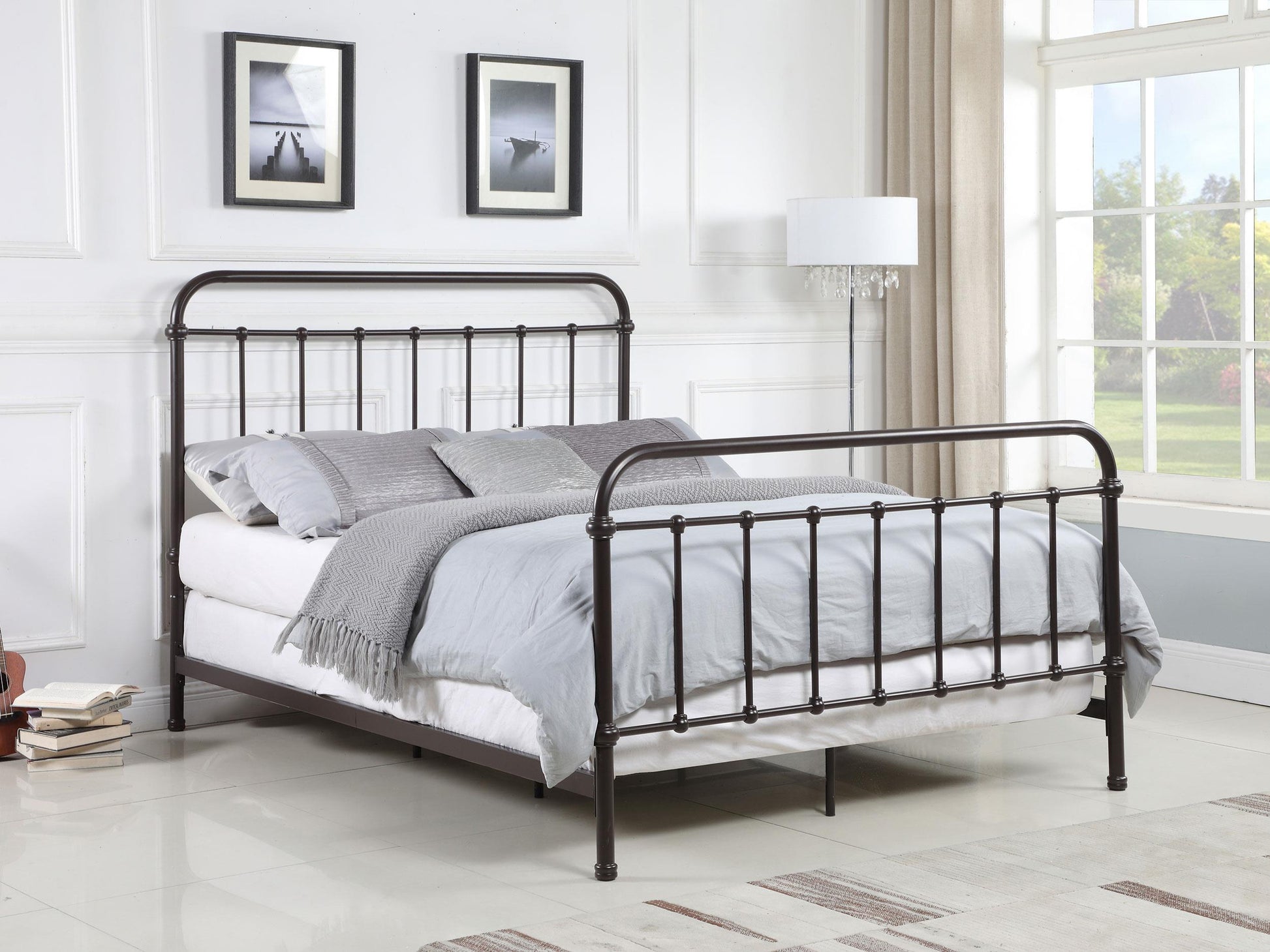 Livingston Bed in Dark Bronze