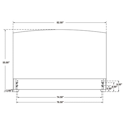 Laughton Headboard in Amber