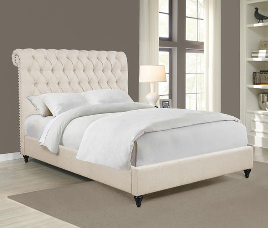 Devon Bed in Beige