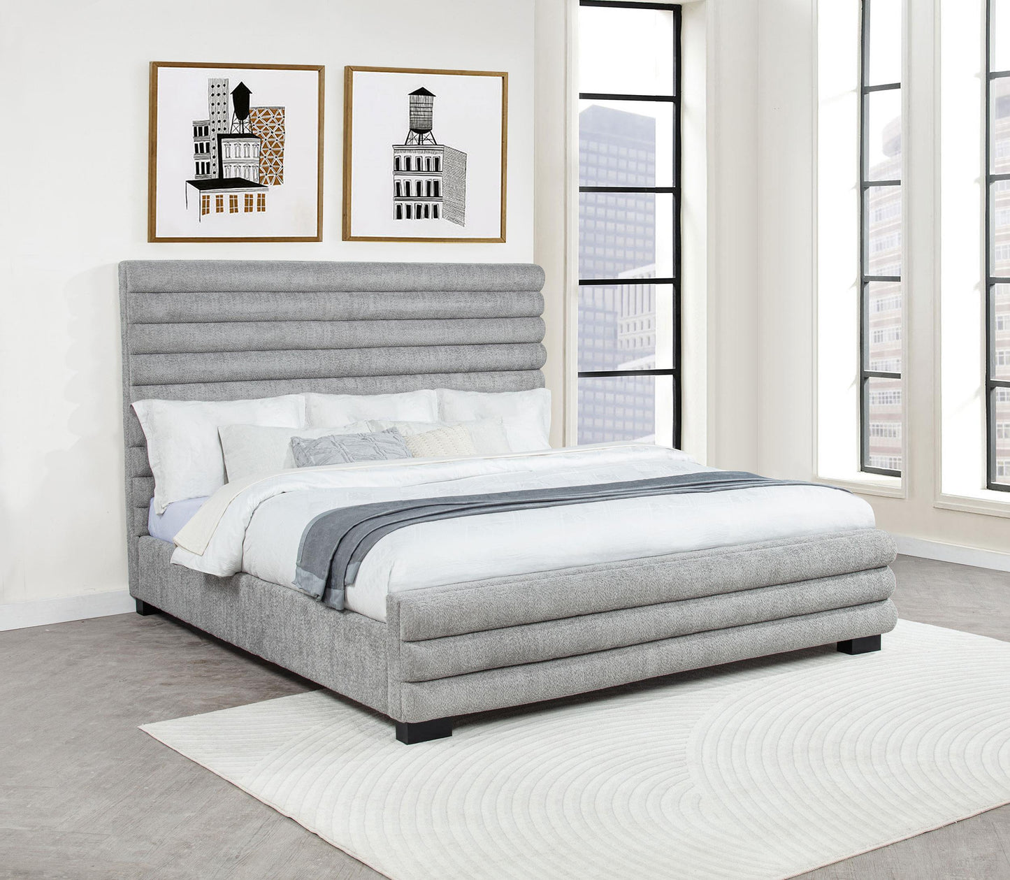 Patricia Bed in Grey