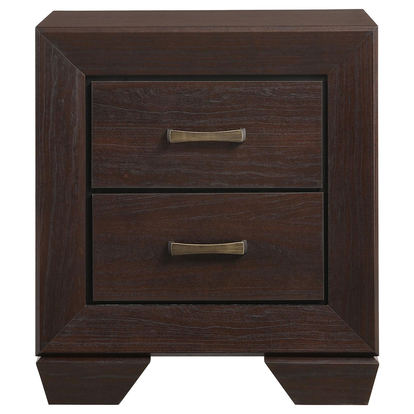 Dorian Bed 4-Piece Set in Dark Cocoa