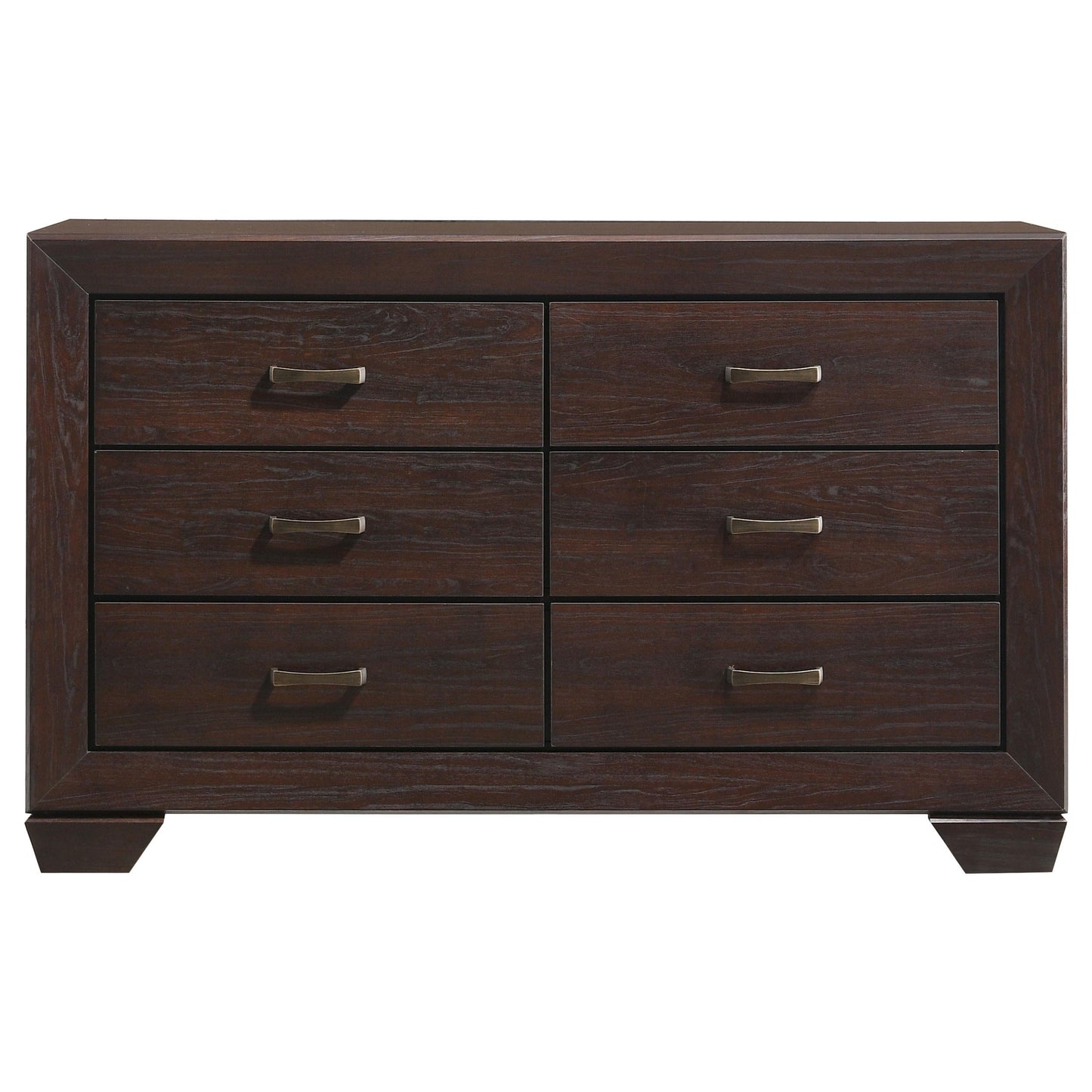 Dorian Bed 4-Piece Set in Dark Cocoa