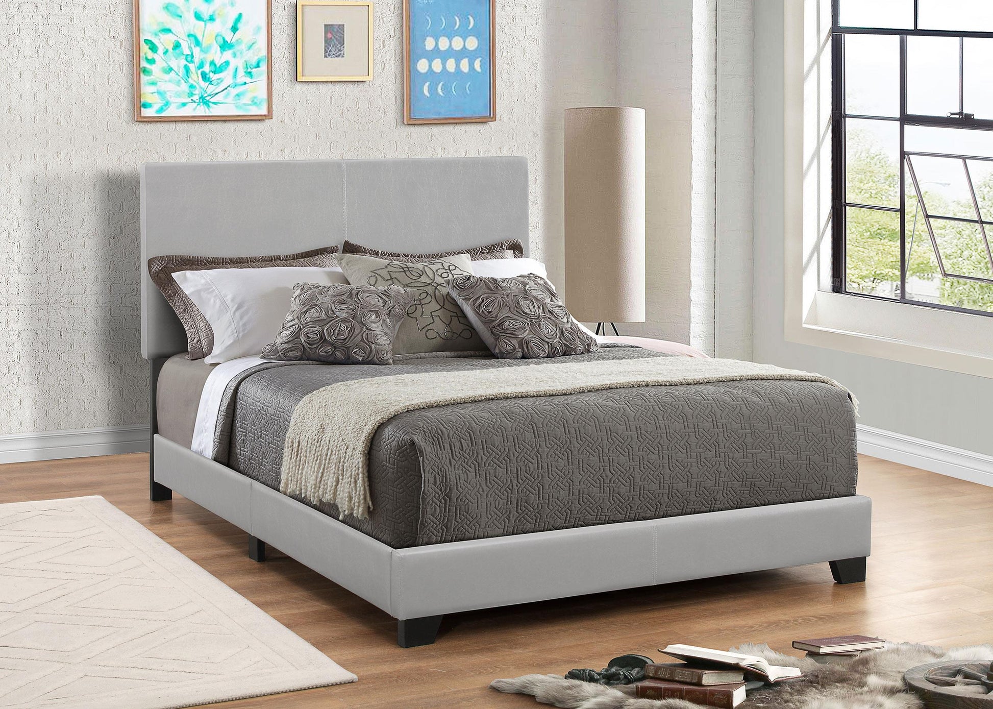 Dorian Full Bed - Grey