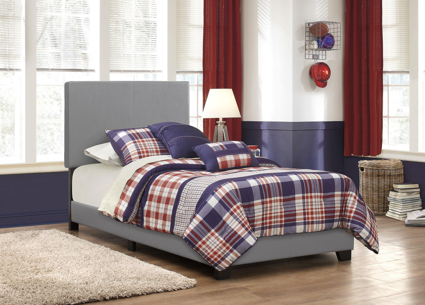 Dorian Twin Bed - Grey