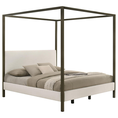 Monroe Bed in Vanilla