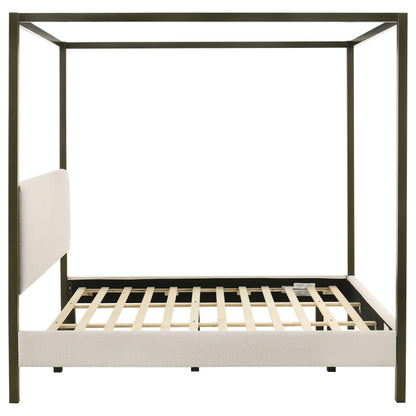 Monroe Bed in Vanilla
