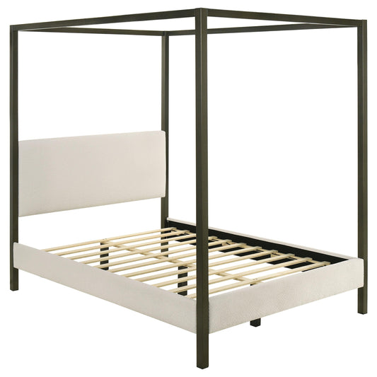 Monroe Bed in Vanilla